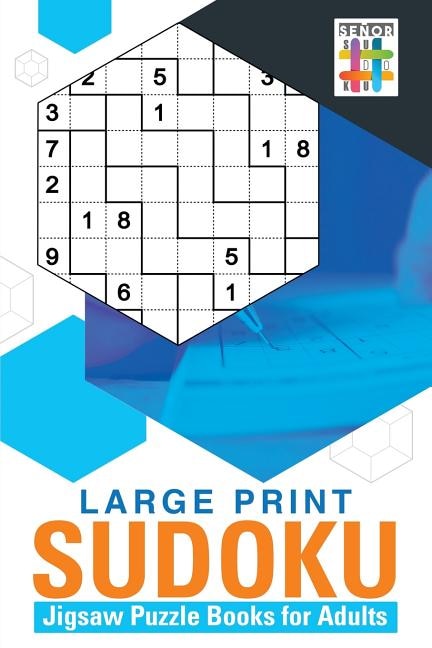 Couverture_Large Print Sudoku Jigsaw Puzzle Books for Adults
