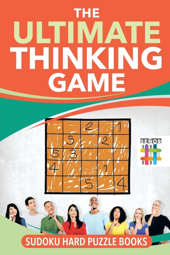 Front cover_The Ultimate Thinking Game Sudoku Hard Puzzle Books