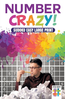 Front cover_Number Crazy! Sudoku Easy Large Print