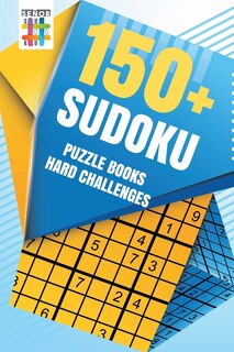Front cover_150+ Sudoku Puzzle Books Hard Challenges