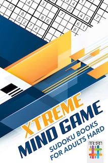 Front cover_Xtreme Mind Game Sudoku Books for Adults Hard