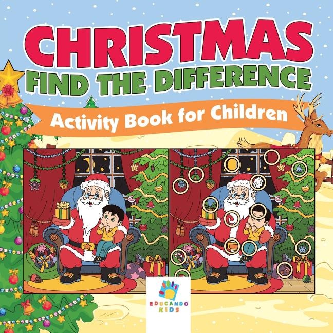 Couverture_Christmas Find the Difference Activity Book for Children
