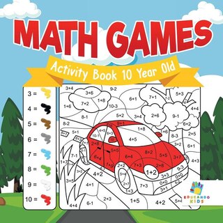 Front cover_Math Games Activity Book 10 Year Old