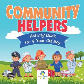 Couverture_Community Helpers Activity Book for 4 Year Old Boy