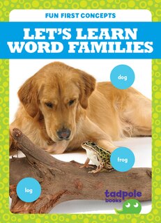Front cover_Let's Learn Word Families