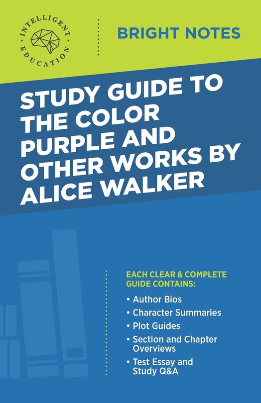 Couverture_Study Guide to The Color Purple and Other Works by Alice Walker