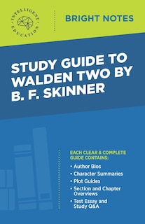 Front cover_Study Guide to Walden Two by B. F. Skinner