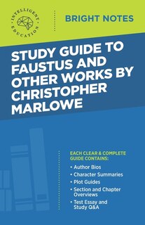 Couverture_Study Guide to Faustus and Other Works by Christopher Marlowe