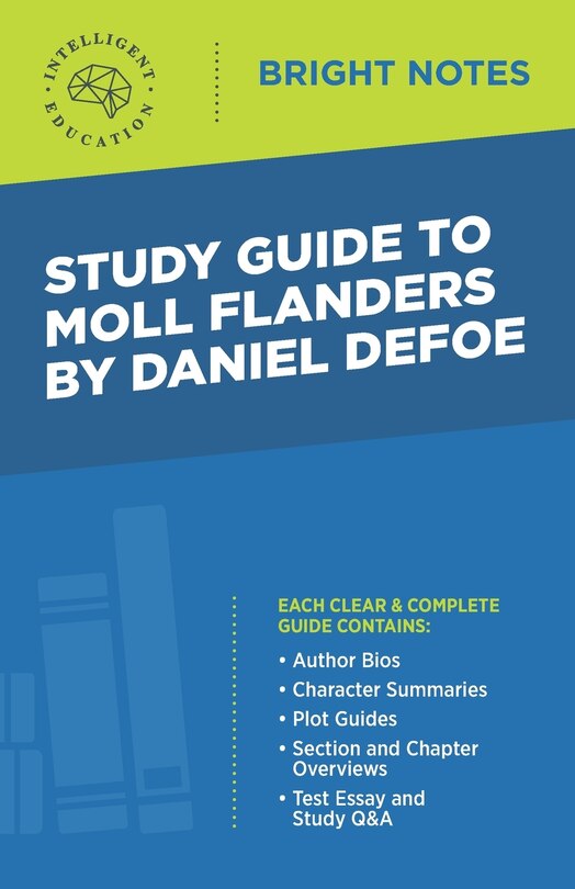 Couverture_Study Guide to Moll Flanders by Daniel Defoe