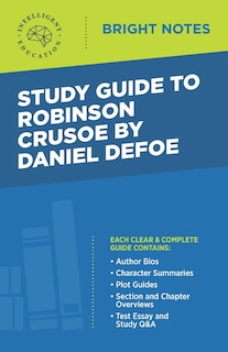 Couverture_Study Guide to Robinson Crusoe by Daniel Defoe