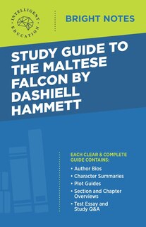 Front cover_Study Guide to The Maltese Falcon by Dashiell Hammett