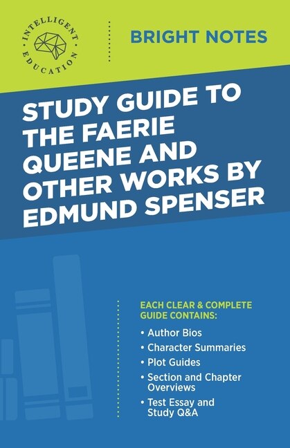 Front cover_Study Guide to The Faerie Queene and Other Works by Edmund Spenser