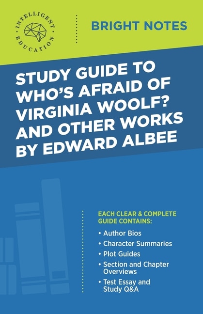 Couverture_Study Guide to Who's Afraid of Virginia Woolf? and Other Works by Edward Albee