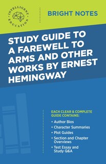 Front cover_Study Guide to A Farewell to Arms and Other Works by Ernest Hemingway