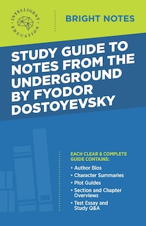 Front cover_Study Guide to Notes From the Underground by Fyodor Dostoyevsky