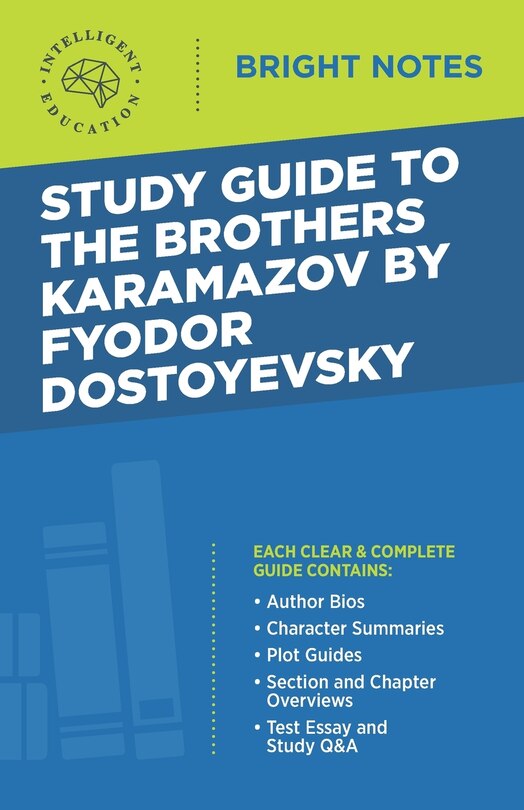 Couverture_Study Guide to The Brothers Karamazov by Fyodor Dostoyevsky