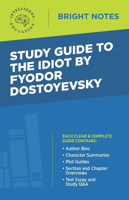 Couverture_Study Guide to The Idiot by Fyodor Dostoyevsky