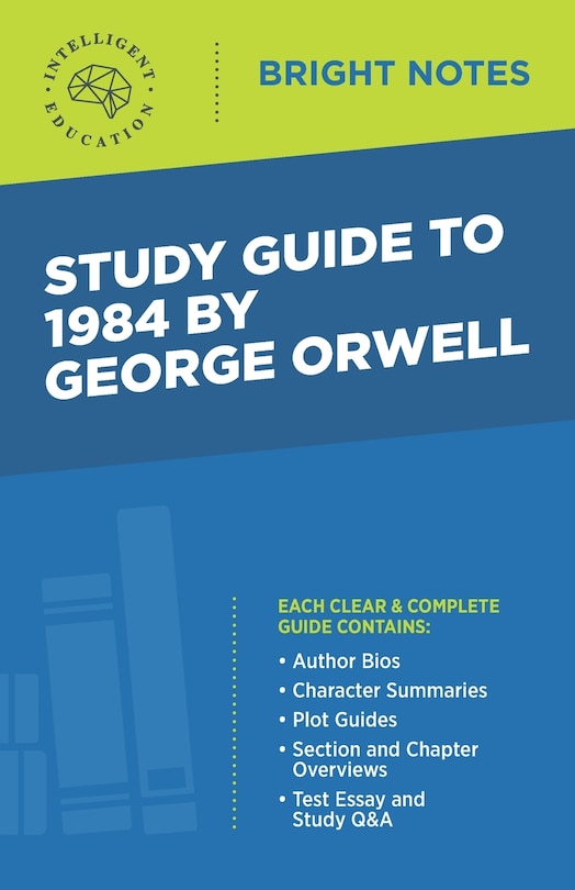 Front cover_Study Guide to 1984 by George Orwell