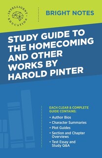 Front cover_Study Guide to The Homecoming and Other Works by Harold Pinter