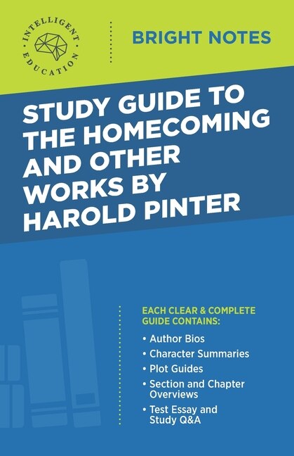 Front cover_Study Guide to The Homecoming and Other Works by Harold Pinter