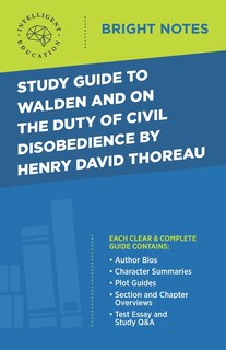 Front cover_Study Guide to Walden and On the Duty of Civil Disobedience by Henry David Thoreau