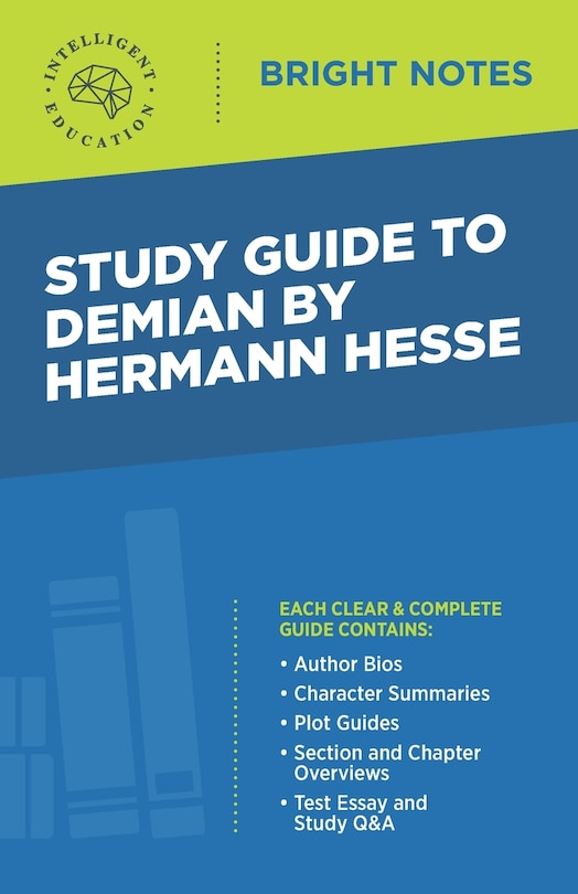 Front cover_Study Guide to Demian by Hermann Hesse