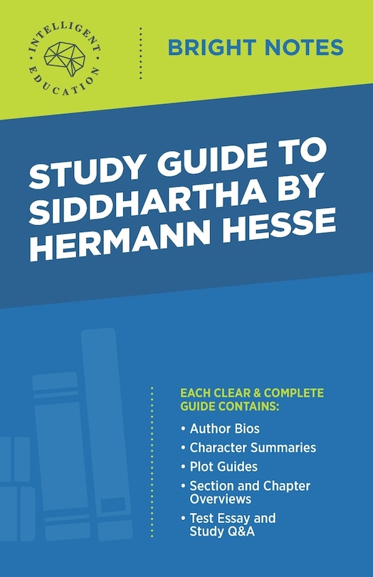 Front cover_Study Guide to Siddhartha by Hermann Hesse