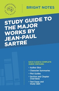 Front cover_Study Guide to the Major Works by Jean-Paul Sartre