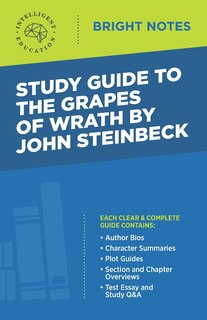 Front cover_Study Guide to The Grapes of Wrath by John Steinbeck