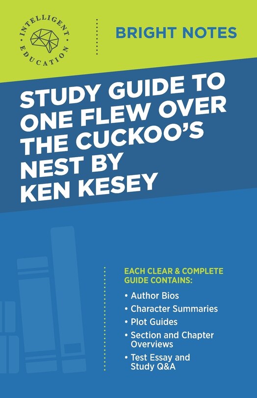 Couverture_Study Guide to One Flew Over the Cuckoo's Nest by Ken Kesey