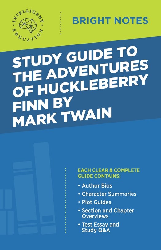 Couverture_Study Guide to The Adventures of Huckleberry Finn by Mark Twain