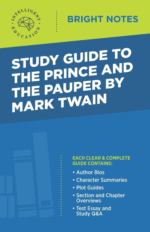 Couverture_Study Guide to The Prince and the Pauper by Mark Twain