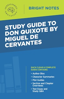 Couverture_Study Guide to Don Quixote by Miguel de Cervantes