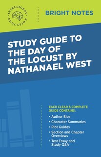 Couverture_Study Guide to The Day of the Locust by Nathanael West