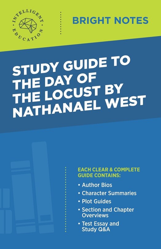 Couverture_Study Guide to The Day of the Locust by Nathanael West