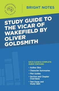 Couverture_Study Guide to The Vicar of Wakefield by Oliver Goldsmith