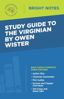 Front cover_Study Guide to The Virginian by Owen Wister