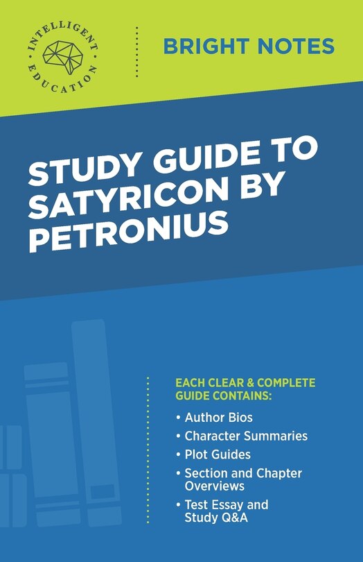 Front cover_Study Guide to Satyricon by Petronius