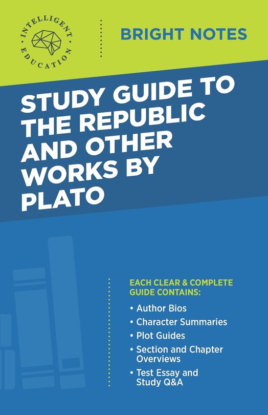 Front cover_Study Guide to The Republic and Other Works by Plato