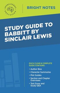 Couverture_Study Guide to Babbitt by Sinclair Lewis