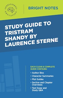 Front cover_Study Guide to Tristram Shandy by Laurence Sterne