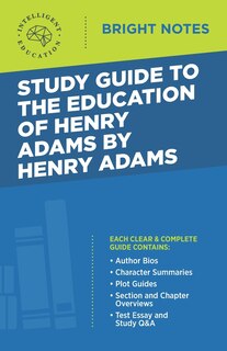 Couverture_Study Guide to The Education of Henry Adams by Henry Adams
