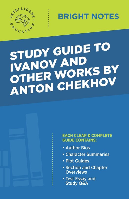 Couverture_Study Guide to Ivanov and Other Works by Anton Chekhov