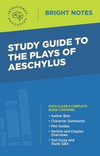 Couverture_Study Guide to the Plays of Aeschylus