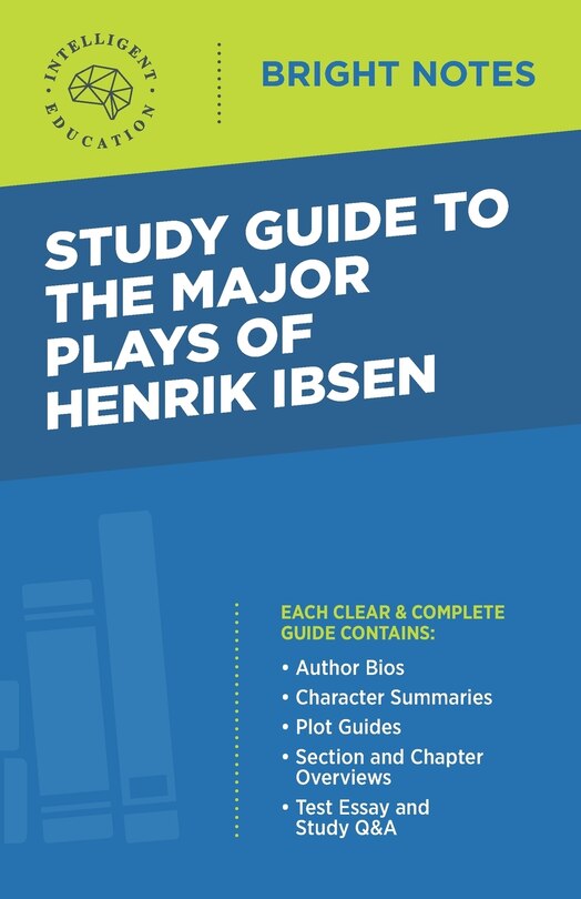Couverture_Study Guide to the Major Plays of Henrik Ibsen
