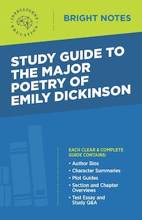 Couverture_Study Guide to The Major Poetry of Emily Dickinson