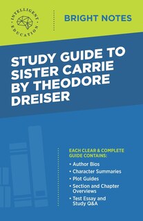 Couverture_Study Guide to Sister Carrie by Theodore Dreiser