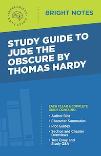 Couverture_Study Guide to Jude the Obscure by Thomas Hardy