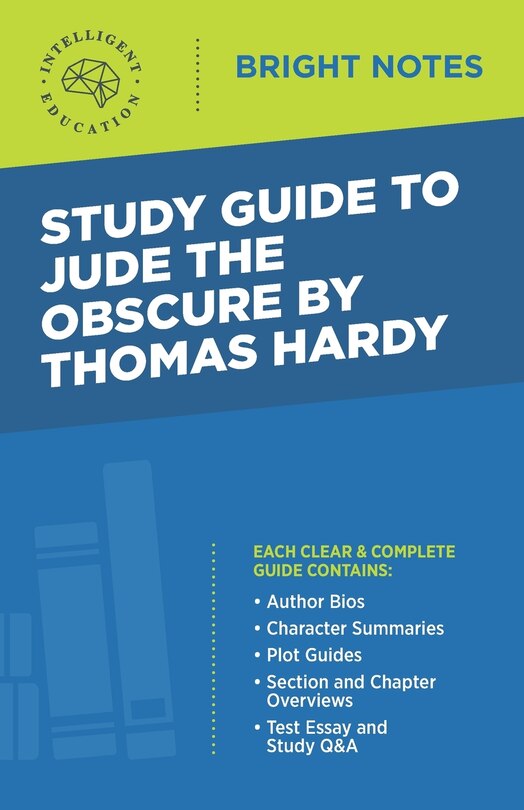 Couverture_Study Guide to Jude the Obscure by Thomas Hardy