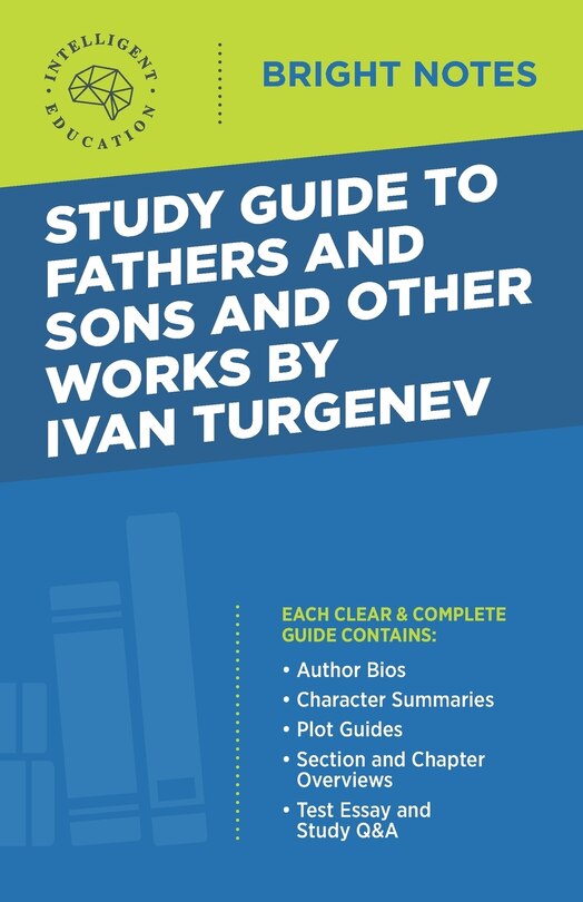 Couverture_Study Guide to Fathers and Sons and Other Works by Ivan Turgenev
